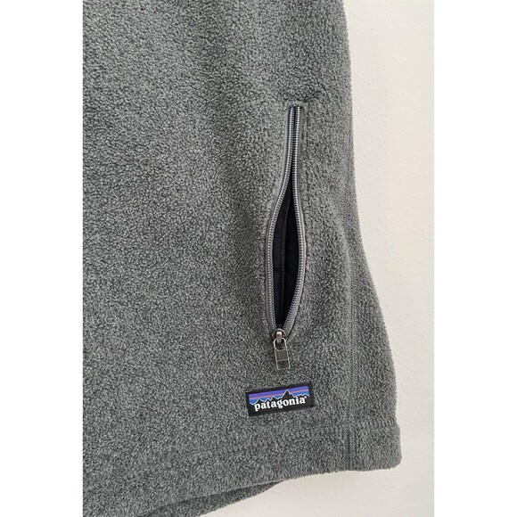 Patagonia Men's Synchilla Gray Fleece Men's Full Zip Up Vest L - Picture 5 of 11